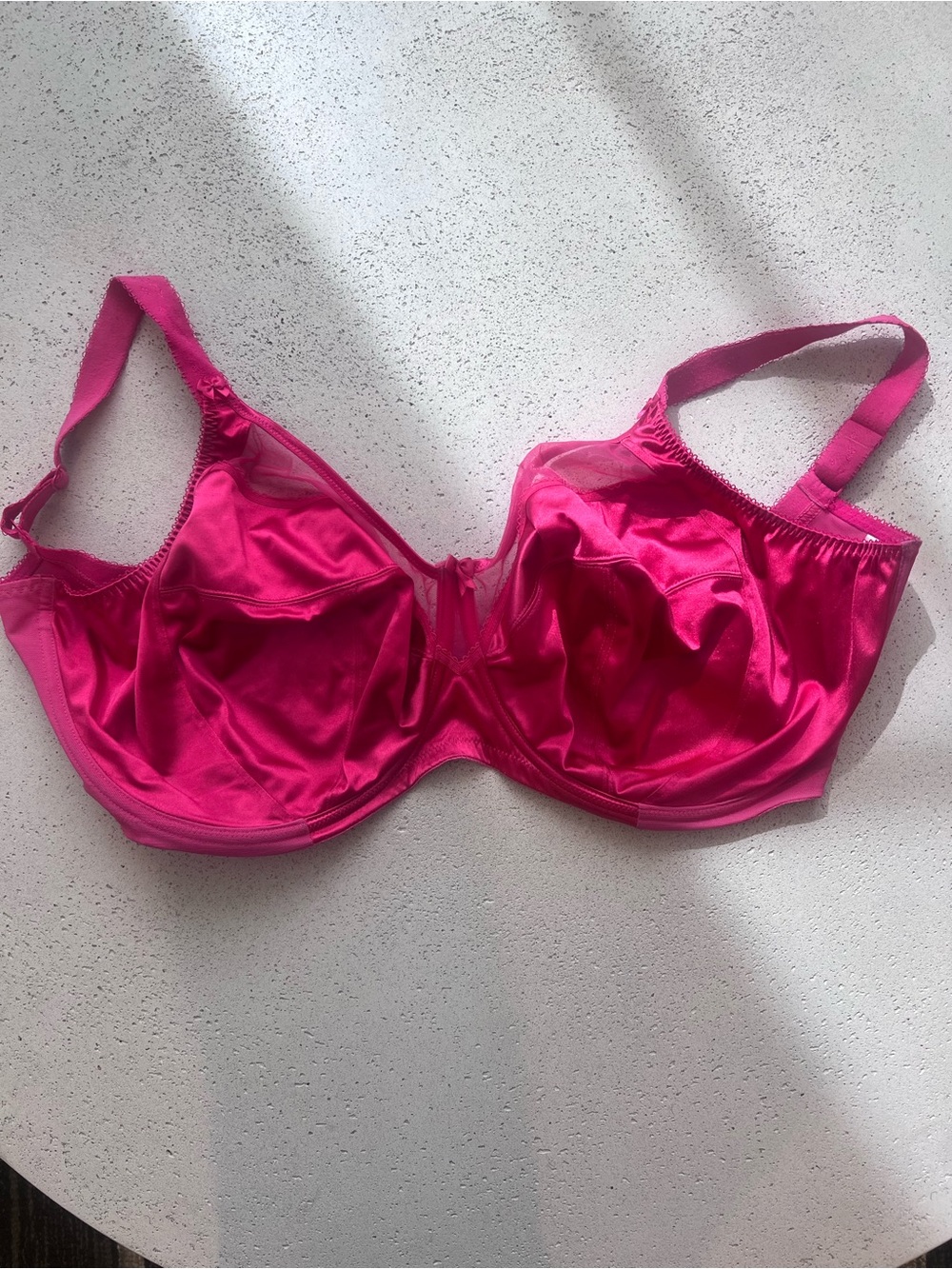 Goddess Vibrant Rose Satin Underwire Bra